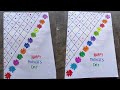 Easy  beautiful mothers day cardmothers day greeting card ideahow to make mothers day card