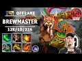 Brewmaster Off Lane | Ace Pos 3 BM Play | 7.32c | GAIMIN GLADIATORS vs HOKORI | TI 2022 Group Stage