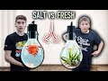 The ULTIMATE ECOSPHERE?! - (Aquarium Challenge) Saltwater vs. Freshwater!!