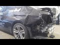 BMW 3. The body car repair. Ремонт кузова машины.