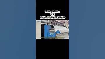 Quilting Machine vs Quilting Embroidery Machine — What’s the Real Difference? #zolytech #machine