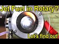 Jet Fuel in See-Thru Rotary Engine? Let's try it! Wankel Rotary See Through Engine