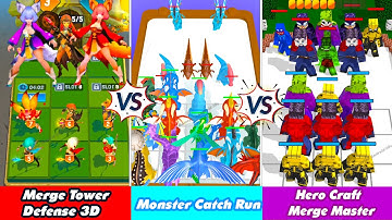 Merge Tower Defense 3D Vs Monster Catch Run Vs Hero Craft Merge Master Android Gameplay