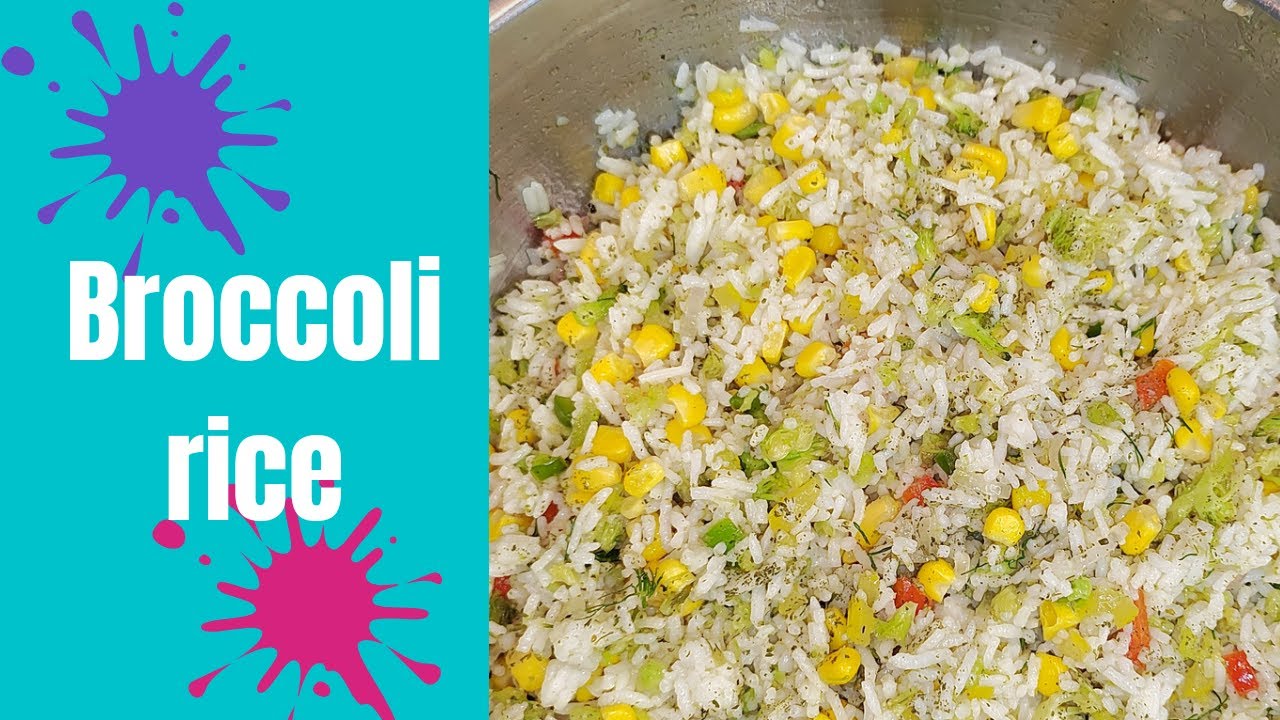 Broccoli rice How to make broccoli rice with your leftover rice. YouTube