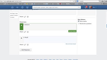 Creating a quiz in edmodo