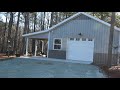 Four minutes and 15 seconds of a four month pole barn build