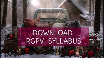 Fastest way to Download RGPV Syllabus