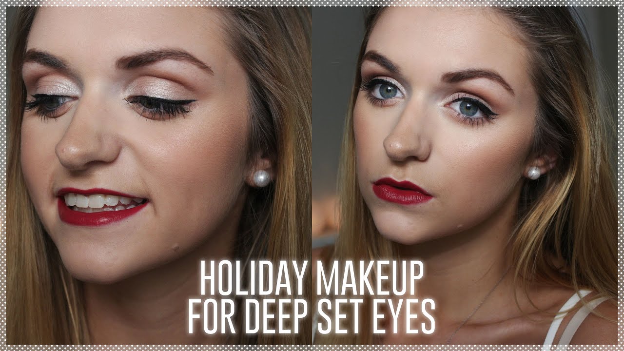 Holiday Makeup For Deep Set Eyes Itsmizmadz YouTube