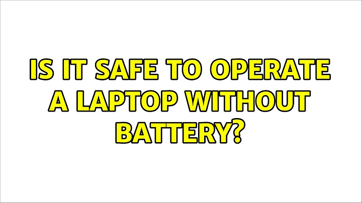 Can you run a laptop without a battery