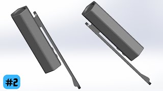 How to design "Pen Cap"🖊️🖊️ in Solidwork || Model 2 || Solidwork Tutorial @CADGurukul