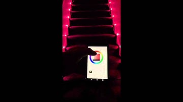 Rgb led stair lighting color picker demo