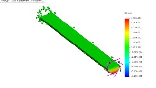Solidworks simulation tutorials 5; Torsion analysis of a circular shaft