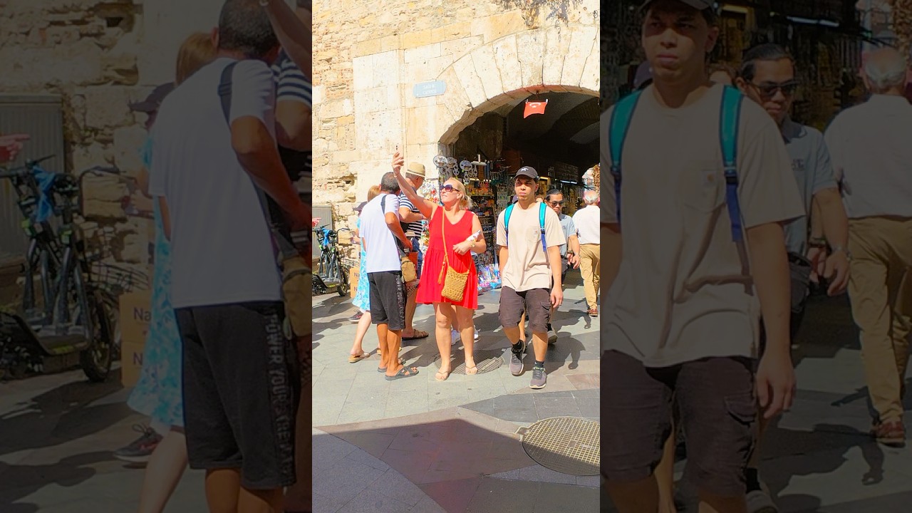 Kuşadası Turkey Walking Tour - Cruise Port Promenade 4K short 2