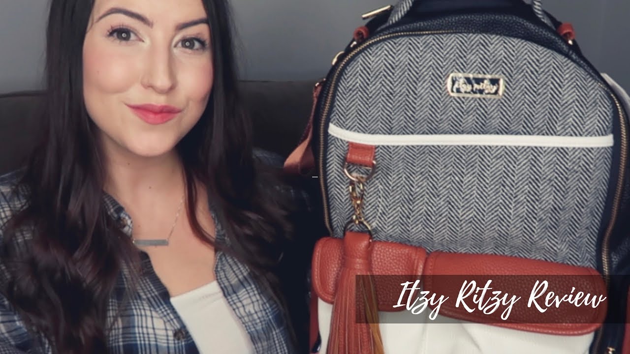 ITZY RITZY BOSS DIAPER BAG BACKPACK REVIEW || REVIEWS - YouTube