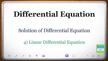 Differential Equation (GATE) Linear Differential Equations Finding Solution of Differential Equation