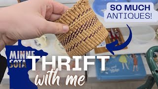 REAL ANTIQUES at the Thrift Store! | Thrift with Me | Reselling