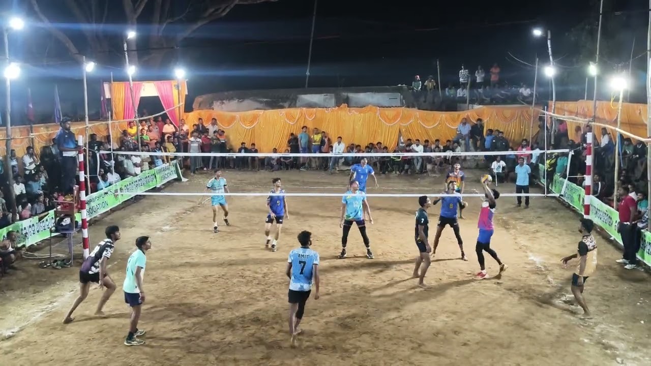 Rainbow 🌈 💪vs kantabada🏐. At Kantabad, Khordha #odishavolleyball #volleyball#