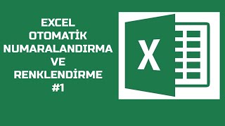 Excelde Otomatik Numaralandırma Ve Renklendirme Nasıl Yapılır?