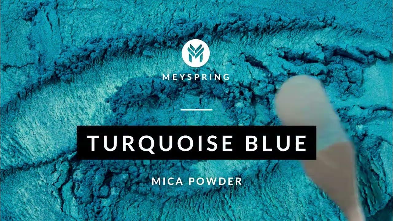 MEYSPRING Turquoise Blue Mica Powder for Resin Ocean Art