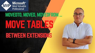 MovedFrom, MovedTo, Moved ... moving tables between extensions