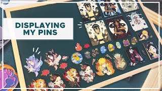 DIY Pin Board | Displaying Enamel Pins | Anime, Pokémon, Neopets and Movie Collection