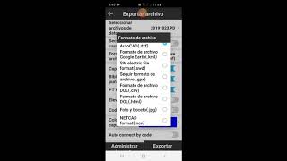 Exportar puntos con SurvX screenshot 4