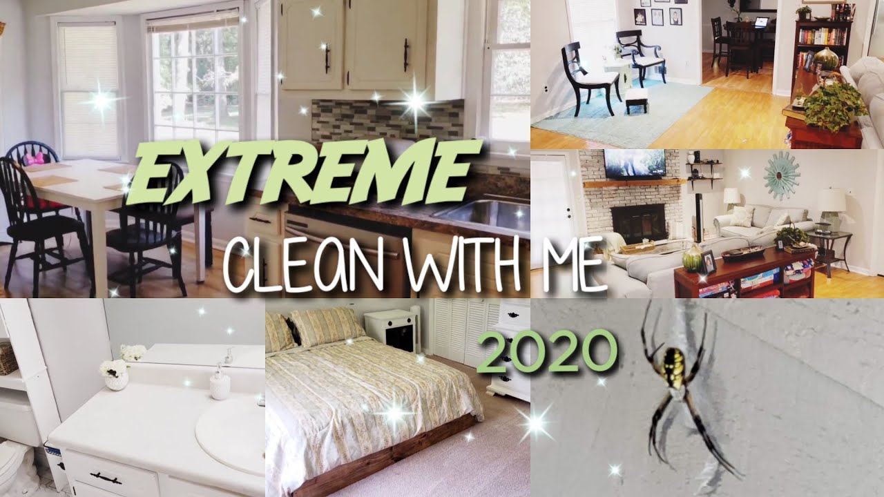 NEW FALL 2020 CLEAN WITH ME||EXTREME CLEANING MOTIVATION||COMPLETE DISASTER CLEAN WITH ME||SPIDERS!!