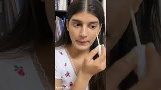 Trying Mamaearth foundation and concealer #makeup #shorts