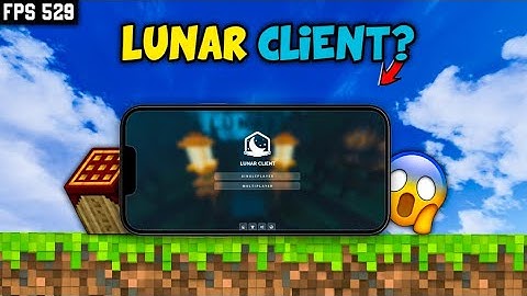 How I Download Lunar Client😱in Pojavlauncher||100% working👀