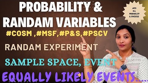 JNTU COSM P&S | 2-2 B.Tech Maths  | Probability Randam Variables | Probability Distributions |#PSR23
