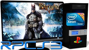 RPCS3 0.0.5 [PS3] - Batman: Arkham Asylum [Gameplay] New RSX. Async Shaders. Vulkan api #1