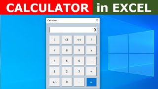 CALCULATOR Standalone with Excel VBA Macros screenshot 4