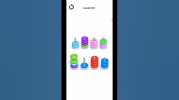 Hoop Stack Level 147 WalkThrough Solution Gameplay