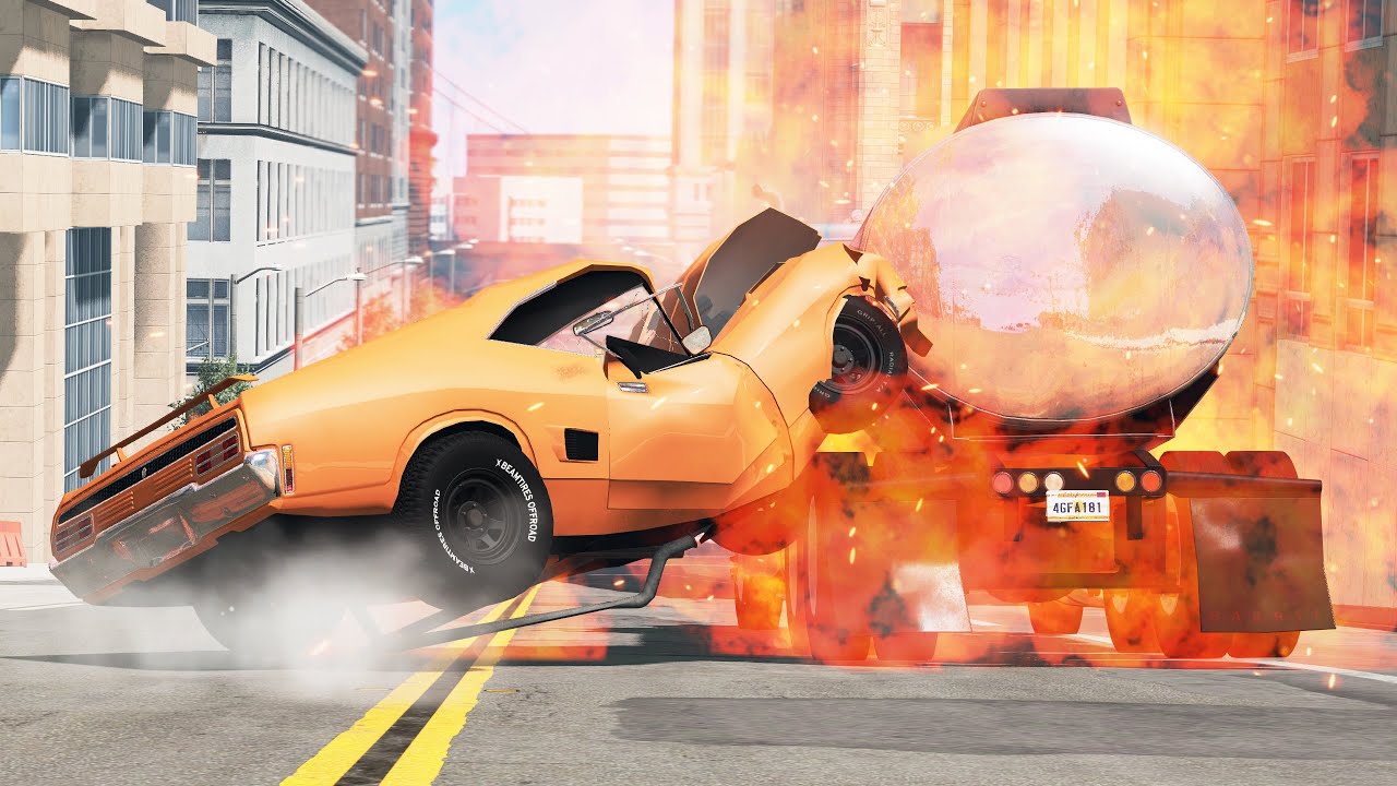 Ultimate Crashes Compilation #45 - BeamNG Drive - HD