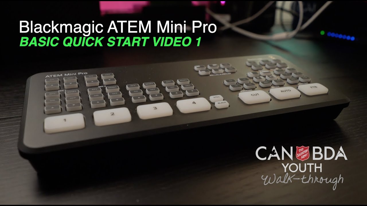 Capturadora De Vídeo ATEM Mini Pro – Technology Video