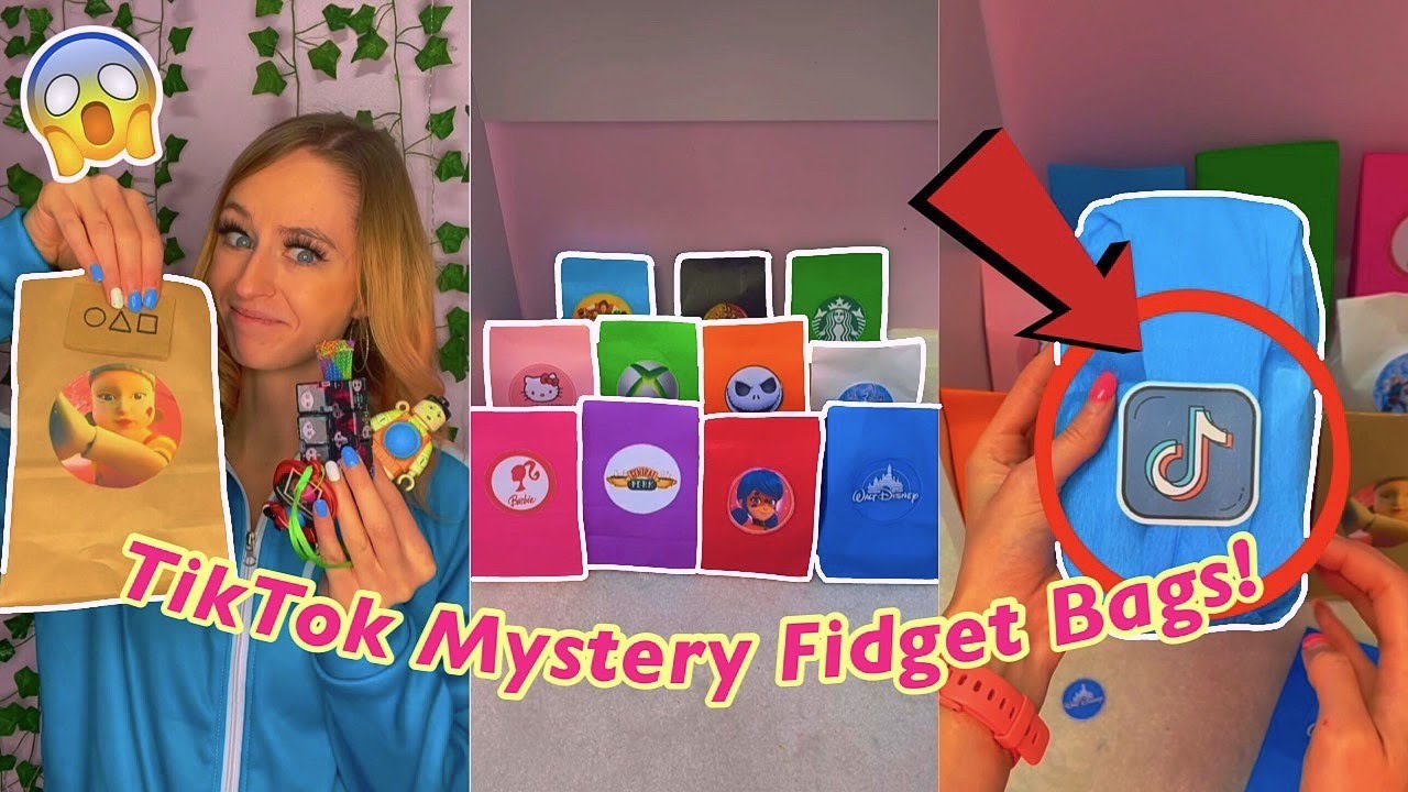 [ASMR] OPENING 13 TIKTOK MYSTERY FIDGET BAGS!!😱✨*HIT THE JACKPOT!!*😍 TikTok Comp | Rhia Official♡