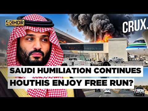 Houthis Hit Riyadh Airport 20 Times In 10 Days, Saudi Coalition Reveals Shocking CCTV Clip | 4K