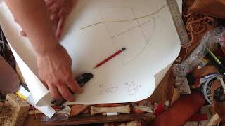 How to make a pattern for a viking shoe from Hedeby