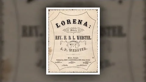 LORENA-1857-Performed by Tom Roush