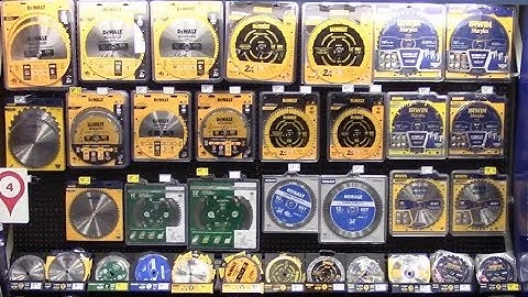 Saw Blade Comparison