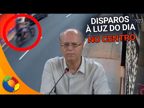 Comércios são atingidos por disparos de arma de fogo na Rua São Bento em Araraquara