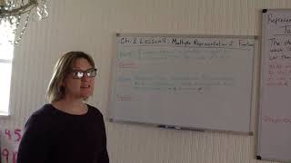 Ch. 8 Lesson 4:  Multiple Representation of Functions