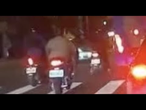 【車禍影片】 直行機車與轉彎四輪的相遇（2023.02.14 桃園市中壢區中華路一段與遠東路口