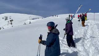 Skiing Main Chute at Alta