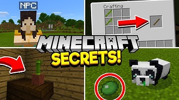 Minecraft Pocket Edition 1.8 Secrets!! (PC, PE, XBOX)