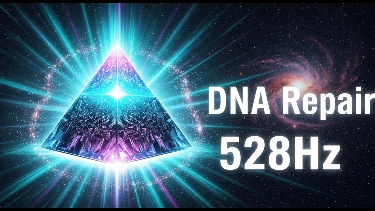 528Hz + 963Hz Calm Frequencies | DNA Repair, Sleep Meditation & Stress Healing