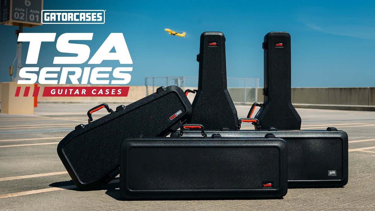Gator GTSA Series TSA ATA Molded Electric Bass Guitar Case - Gray