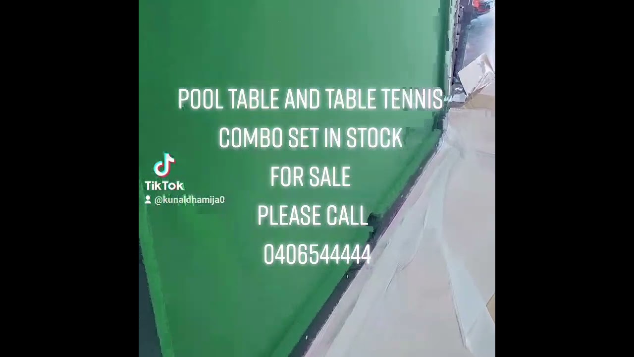 DESI INTERNATIONAL IMPORTS MELBOURNE POOL TABLE FOR SALE