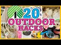 Everyone will RUN to the DOLLAR STORE after seeing these 20 HACKS! PATIO &amp; OUTDOOR DIYs 2023!