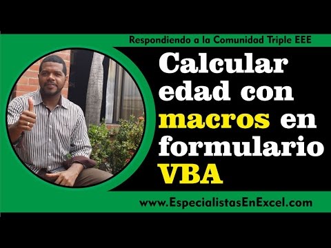 Calcular edad con